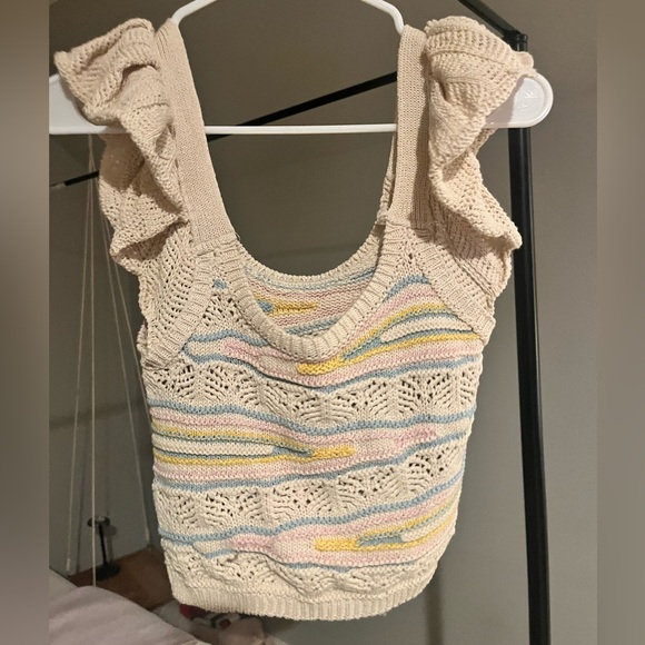 ZARA COLORFUL CROCHET tank - Picture 2 of 4